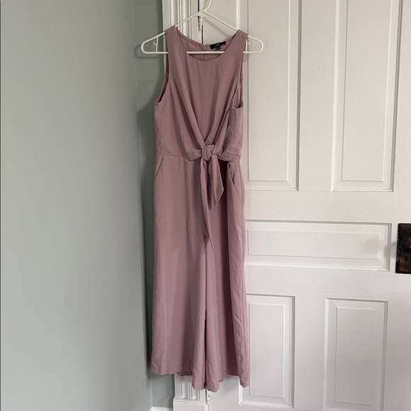 Lulu's Pants - NWT Lulu's On Track Mauve Pink Purple Sleeveless Midi Jumpsuit Size Small